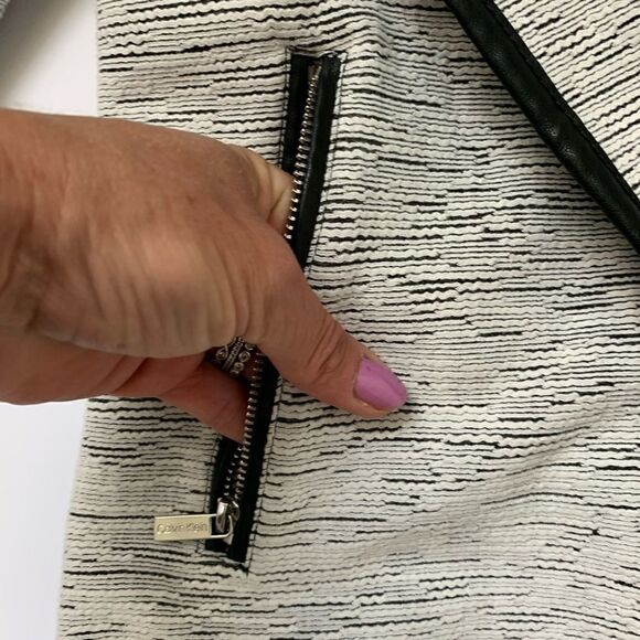 NWT Calvin Klein Line Detail Flyaway Jacket - Picture 6 of 15